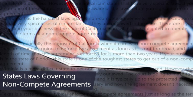 States Laws Governing Non-Compete Agreements